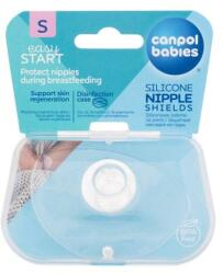 Canpol babies Easy Start Silicone Nipple Shields S szilikonos mellbimbóvédő szoptatáshoz 2 db