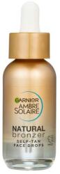 Garnier Ambre Solaire Natural Bronzer Self-Tan Face Drops önbarnító cseppek arcra 30 ml uniszex