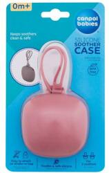 Canpol babies Silicone Soother Case Pink szil