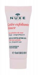 NUXE Rose Petals Cleanser Gentle Exfoliating Gel arctisztító gél érzékeny bőrre 15 ml tester nőknek