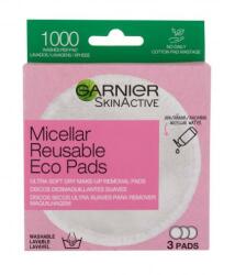 Garnier Skin Naturals Micellar Reusable Eco Pads mosható sminklemosó korong 3 db