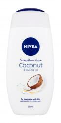 Nivea Coconut & Jojoba Oil hidratáló krémtusfürdő 250 ml nőknek