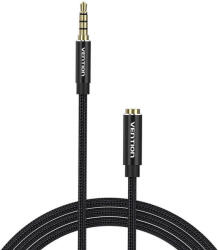 Vention Cable Audio TRRS 3.5mm Male to 3.5mm Female Vention BHCBH 2m Black (BHCBH) - scom