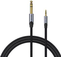 Vention Cable Audio 3.5mm TRS to 6.35mm Vention BAUHJ 5m Gray (BAUHJ) - scom
