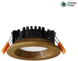 APLED Corp de iluminat LED încastrat RONDO LED/3W/230V 4000K d. 9 cm lemn masiv stejar APLED (AP0171)
