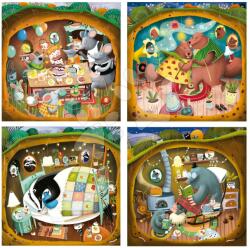 Educa Puzzle Forest Tales Progressive Educa 12-16-20-25 piese de la 3 ani (EDU19685) Puzzle