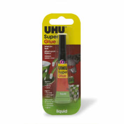 UHU Super Glue pillanatragasztó 3 g liquid - U36700 (U36700)