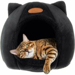 Purlov Pat pentru animale de companie - în formă de cap de pisică - negru (00021947)
