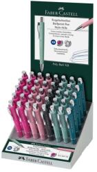 Faber-Castell Химикалки Faber-Castell Poly Ball Urban, син цвят на писане, различни цветове, 40 бр