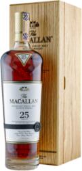 THE MACALLAN 25YO 2023 Annual Release 43% 0, 7L ajándékcsomagolás (fa)