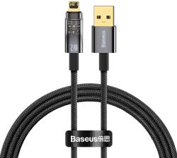 Baseus Cablu de date Baseus Explorer USB - Lightning 2.4A 1m Negru (CATS000401)