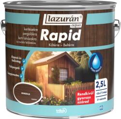 Lazurán Aqua Rapid Vékonylazúr, 2, 5 L, Mandula