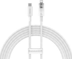 Baseus Cablu Baseus Explorer Series USB-C - Lightning 20W 2m Alb (CATS010302)