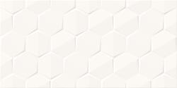 Cersanit Alterio Fali Csempe 29, 8x59, 8cm 1, 25m2/csomag Strukturált Hexagon Fehér