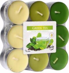 BISPOL Lumânări parfumate de ceai Bispol Aura - Green Tea, 18 bucăți (p15-18-83)