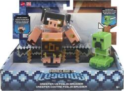 Mattel Minecraft Legends akciófigura készlet - Creeper vs. Piglin Bruiser (GYR99)