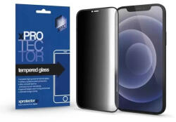 XPRO 128855 iPhone 15 Tempered Glass 0.33 Full 3D FG PRIVACY üveg kijelzővédő fólia