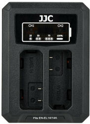 JJC DCH-ENEL14A USB dupla akkumulátor töltő - fotoplus