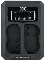 JJC DCH-ENEL15 USB dupla akkumulátor töltő (DCH-ENEL15)