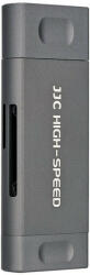 JJC CR-UTC4AC szürke USB 3.1 kártyaolvasó