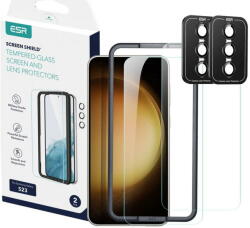 ESR Folie Ecran pentru Samsung Galaxy S23 + Folie Camera (set 2) - ESR Screen Shield - Clear (KF2316535) - pcone