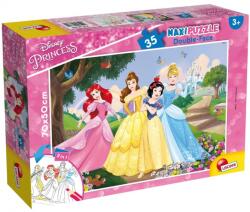 Lisciani Lisciani, Disney Princess, puzzle maxi cu doua fete, 35 piese Puzzle