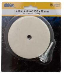  MAGG Polírozó korong polírkorong filckorong 100x12mm filc szárral BL9340100 (BL9340100)