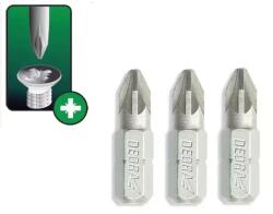 Dedra Csavarhúzó bitek Pozidriv PZ3x25mm, 3db blister 18A01PZ30-03 (18A01PZ30-03)