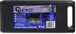 GEKO hosszított torx készlet sűrített torx 41db G10035 (G10035)