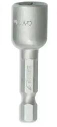 Dedra Mágneses bit behajtó hatszög dugókulcs hajtószár toldat 8x48mm, 1/4&apos; &apos; 18A0908 (18A0908)