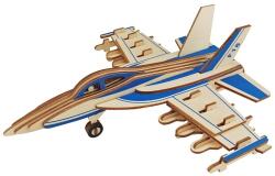 Woodcraft Construction Kit Woodcraft Puzzle 3D din lemn Avion de luptă F18 (DDXA-G011H)