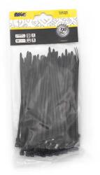  Kábelkötegelő gyorskötöző 3, 6x150 mm, fekete - 100 db TS36150C (TS36150C)