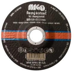  Vágókorong vágótárcsa fémhez 125x1, 6x22, 2 mm RK12516 (RK12516)