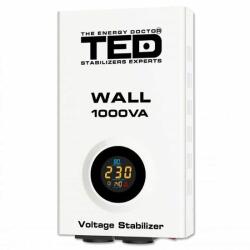 TED Electric Stabilizator retea maxim 1000VA-AVR LCD 2 iesiri schuko WALL TED000057 (1/4) (TED000057)