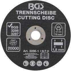 BGS technic Vágótárcsa vágókorong 75 mm BGS-3286-1 (BGS-3286-1)