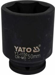 TOYA Cheie tubulară de impact lungă 50 mm 3/4" Yato YT-1150 (YT-1150) Set capete bit, chei tubulare