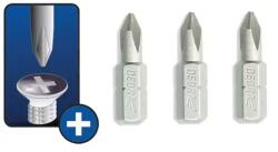 Dedra Csavarhúzó bitek Phillips PH1x25mm, 3db blister 18A02PH10-03 (18A02PH10-03)