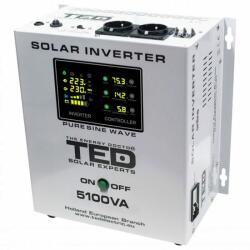 TED Electric Invertor solar de la 48V la 230V 5100VA/3500W MPPT unda sinusoidala TED003898 (A0114512)