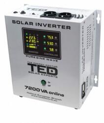 TED Electric Invertor solar de la 48V la 230V 7200VA/5000W MPPT unda sinusoidala TED000316 (A0112985)