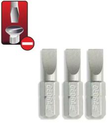 Dedra Csavarhúzó bitek lapos SL 5.5x25mm, 3db blister 18A00SL550-03 (18A00SL550-03)