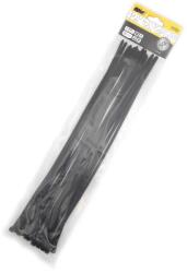 Kábelkötegelő gyorskötöző 4, 8x370 mm fekete műbilincs 25 db TS48370C (TS48370C)