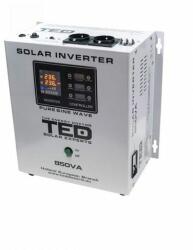 TED Electric Invertor solar de la 12V la 230V 850VA/500W MPPT unda sinusoidala TED000286 (TED000286)