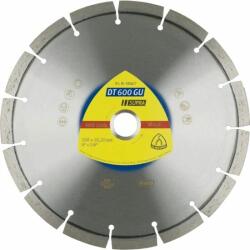 Klingspor DT 600 GU disc diamantat de debitare, 230 x 2, 6 x 22, 23 mm 15 Segmente 42 x 2, 6 x 10 mm, segment standard, Klingspor 336617 (336617)