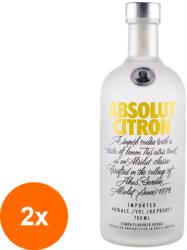 Absolut Set 2 x Vodka Citron Absolut, 40%, 0.7 l