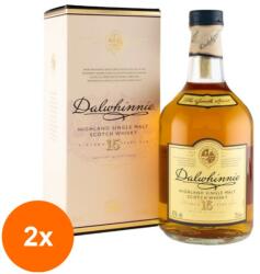 Dalwhinnie Set 2 x Whisky Dalwhinnie, Single Malt, 15 Ani, 43%, 0.7 l