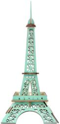 Woodcraft Construction Kit Woodcraft Puzzle 3D din lemn Turnul Eiffel turcoaz (DDHF01A)