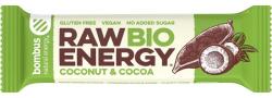 bombus Baton Energizant Bio, Raw Energy, cu Nuca de Cocos si Cacao 50 g Bombus (BB31304)