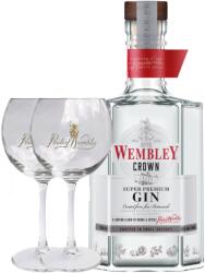 Wembley Gin Wembley Crown London Dry, 40%, 0.7 l + 2 Pahare