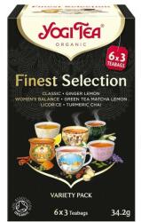 YOGI TEA Selectie de Ceaiuri Bio Finest Selection, Yogi Tea, 6 x 3 Plicuri, 34.2 g