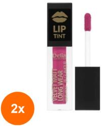 Delia Cosmetics Set 2 x Ruj Lip Tint Mat, Delia 014 Baby Diva (ROC-2xDEM000788)